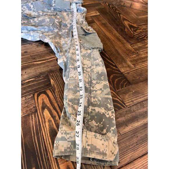 Military Combat Digital Camo Jacket Men Medium Short Costume Full Zip Hiking - Picture 6 of 7